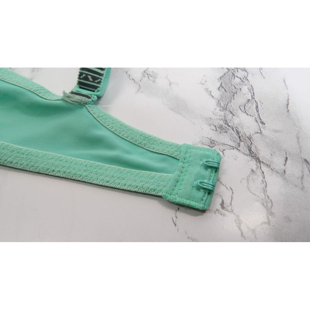 PINK Victoria's Secret Bra Green Underwired Convertible Tribal Print Straps 34C - Picture 5 of 10